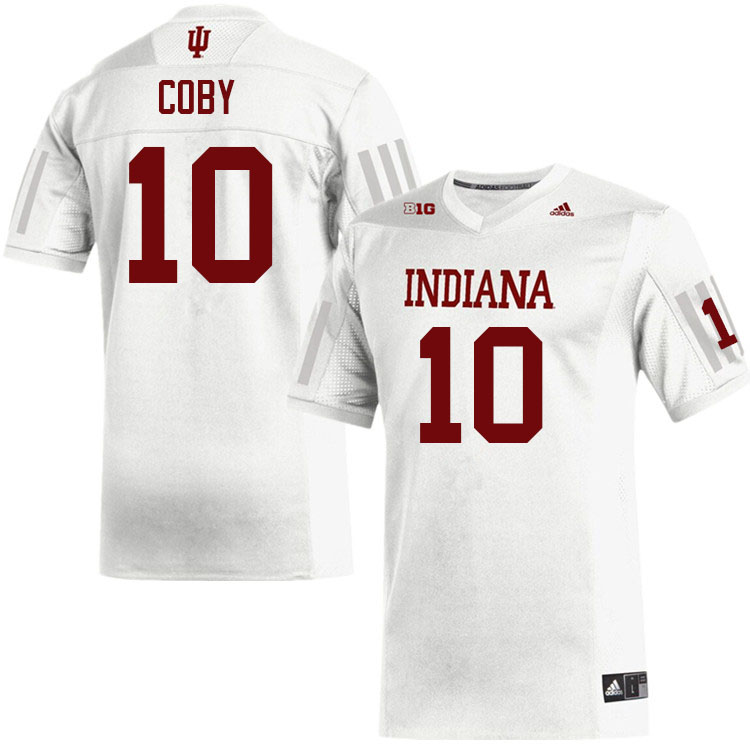 Men #10 Andison Coby Indiana Hoosiers College Football Jerseys Sale-White
